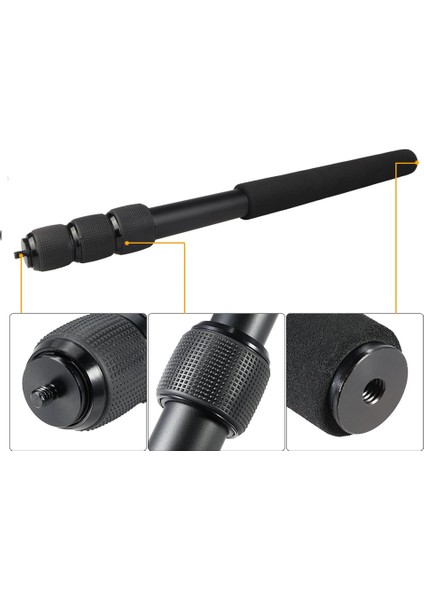 D3515 50-126CM Hafif Uzatılabilir Monopod fırsatları
