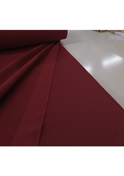 Düz Fon Perde - Bordo - Pilesiz Düz Dikim - BRD400
