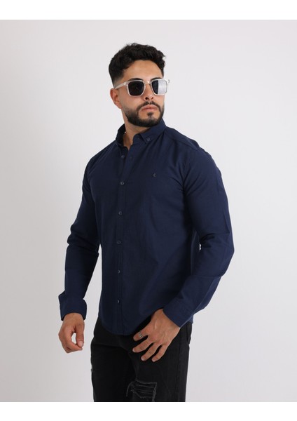 Flam Keten Slim Fit Spor ve Şık Erkek Gömlek modelleri