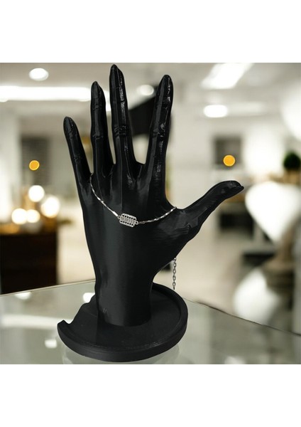 925 Ayar Gümüş Baget Taşlı Minimal Bileklik