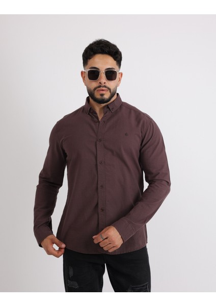 Flam Keten Slim Fit Spor ve Şık Erkek Gömlek fırsatları