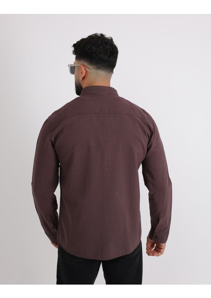 Flam Keten Slim Fit Spor ve Şık Erkek Gömlek indirimleri