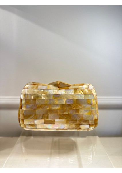 Brıck LY0116C Sedef El Yapımı Sarı Çanta