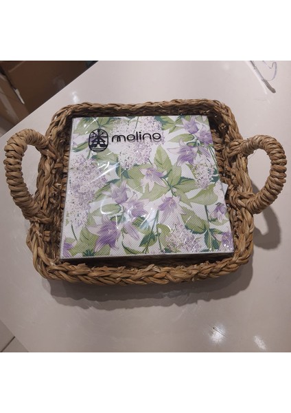 Hasır Saplı Dekoratif Sepet / Peçetelik fiyatları