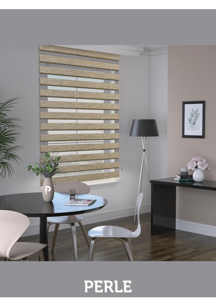 Vizon Renk Bambu Stor Zebra Perde Yüksek Kalite Alüminyum Kasa fiyatları