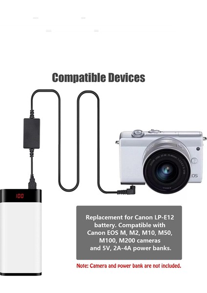 D9725 DR-E12 USB Güç Kaynağı indirimleri