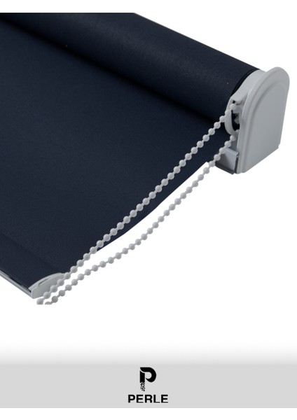 Home Lacivert Rengi Düz Mekanize Stor Perde Yüksek Kalite Metropol Serisi fırsatları