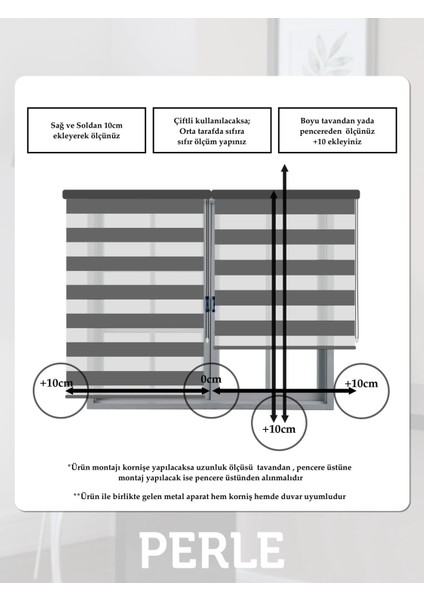 Fil Dişi Renk Bambu Stor Zebra Perde Yüksek Kalite Alüminyum Kasa
