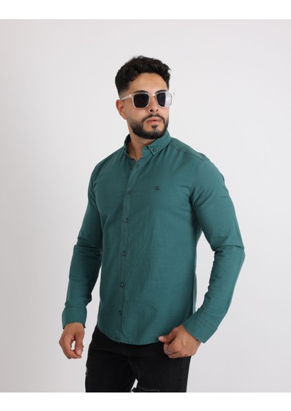 Flam Keten Slim Fit Spor ve Şık Erkek Gömlek modelleri