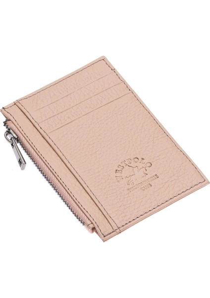 Ivo Fermuarlı Bozuk Para Bölmeli Unisex Hakiki Flötr Deri Kartlık - Pudra fiyatları