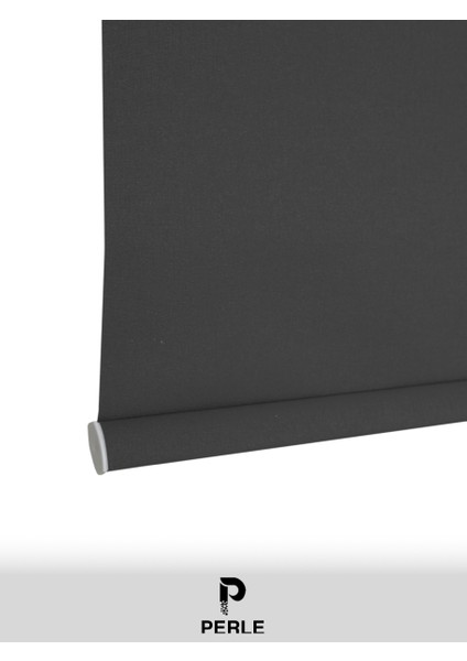 Home Antrasit Rengi Düz Mekanize Stor Perde Yüksek Kalite Metropol Serisi modelleri