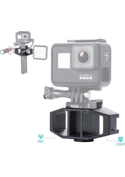 Gp-1 Aksiyon Kamerası Vlog Çift Metal Ayak Montajı 1380 fiyatları