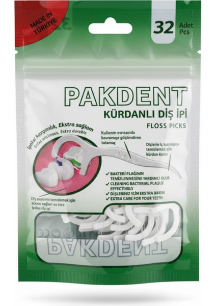 Kürdanlı Diş Ipi | 32'li Ekonomik Paket | Ipeksi Kayganlık | Ekstra Sağlam fiyatları
