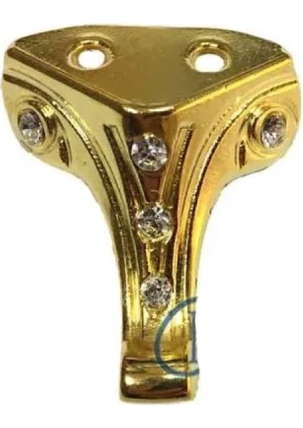 Moda Taşlı Ahşap, Mdf, Sunta Sandık Ayağı, Kutu Ayak 3,5 cm - Sarı