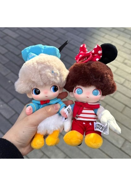 Dimoo World Sürpriz Anahtarlık Kapalı Kutulu Labubu Stil Disney Karakteri Pop Mart modelleri