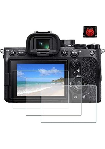 Sony Fx3 / FX30 / A1 / A7RII / A7SII / A7II / A7III / A7SIII / RX100-ZV1 / ZV-E10 // RX100 Vıı / A7C LCD Koruma Camı