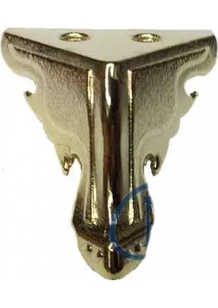 Kelebek Sandık Ayağı, Kutu Ayak 2,5 cm - Sarı, 100 Adet