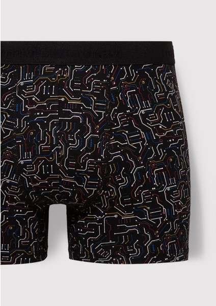 3lü Baskılı Siyah Boxer 0912208-900 fiyatları