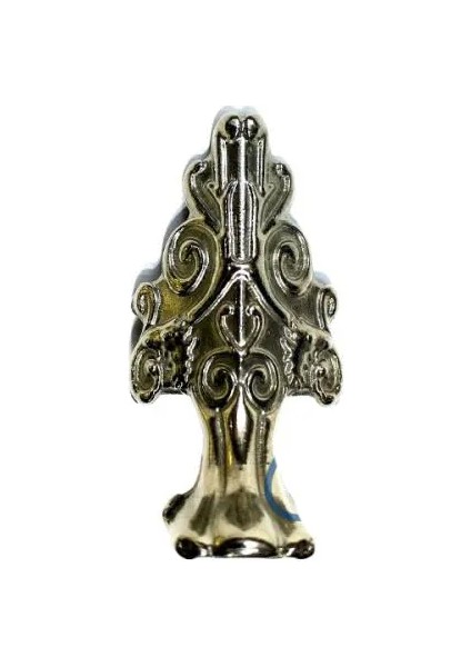 Lükens Sandık Ayağı, Kutu Ayak 4 cm - Nikel - Lisinya