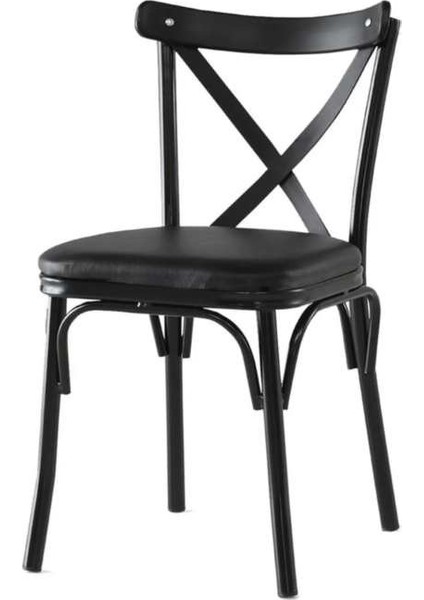 Thonet Metal Ayaklı Çapraz Sırt Mutfak Sandalyesi fiyatları