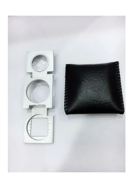 20 mm Büyüteç Lup Dokumacı Büyüteci Full Çelik Katlanabilir TH9007A - Lisinya
