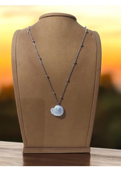 Doğal Barok Inci Kolye (Dorika Detaylı)