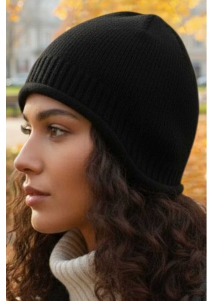 Kadın Termal Korumalı Polar Astarlı Triko Örgü Bere modelleri