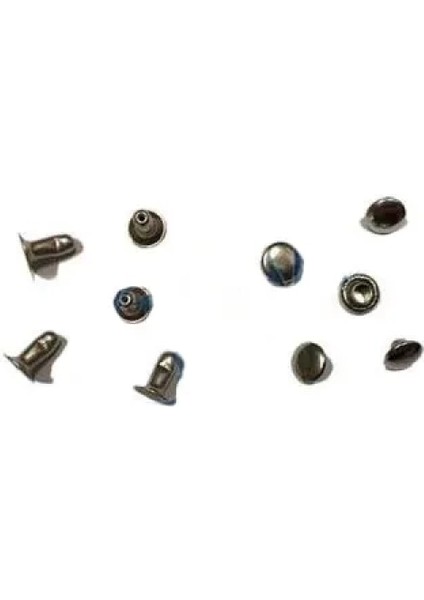 Rivet Perçin - 6mm, Nikel, 1000 Adet
