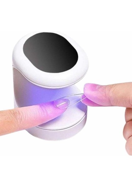 Resveq Mini Taşınabilir Kalıcı Oje Jel Tırnak Kurutucu Fototerapi Makinesi