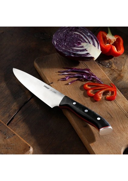 32160 Elite Şef Bıçağı 19 cm - Perçinli Kahverengi Kompozit Sap fiyatları