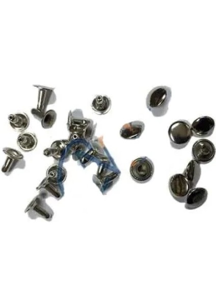 Rivet Perçin - 9mm, Nikel, 1000 Adet