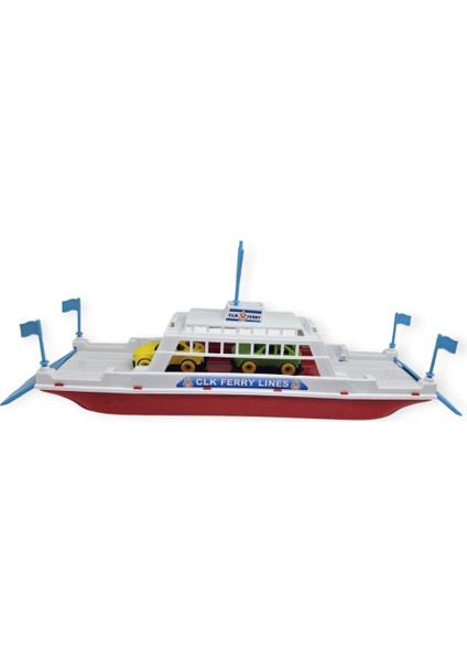 Feribot Araç Taşııyan Gemi 45 cm - Kırmızı (Lisinya) fiyatları