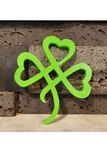 Shamrock - 3 Yaprak Yonca - 2024 Iyi Şans Cazibesi (Özelleştirilebilir Tasarım)