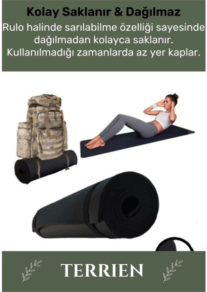 Özel Su Geçirmez 182X60CM Hafif Pratik Dayanıklı Isı Yalıtım 12MM Kalınlık Köpük Askeri Haki Mat fırsatları
