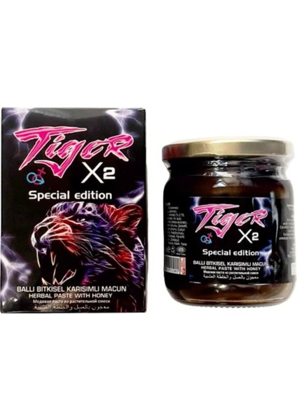 Tiger X2 Ballı Bitkisel Macun 230 gr