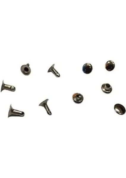 Rivet Perçin - 7mm, Nikel, 1000 Adet