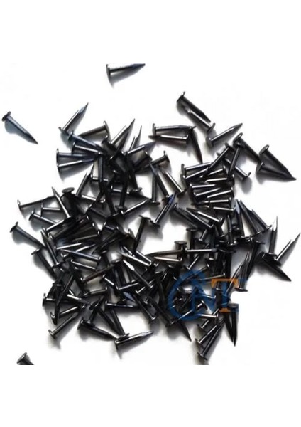 Klips, Menteşe, Ayağı Çivisi 7mm Çelik - Siyah 100GR