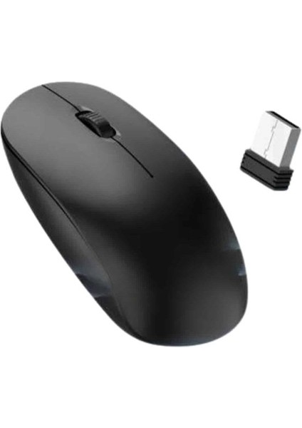 Resveq Ergonomik Tasarım Kablosuz Siyah Mouse Hassas Uzun Ömürlü