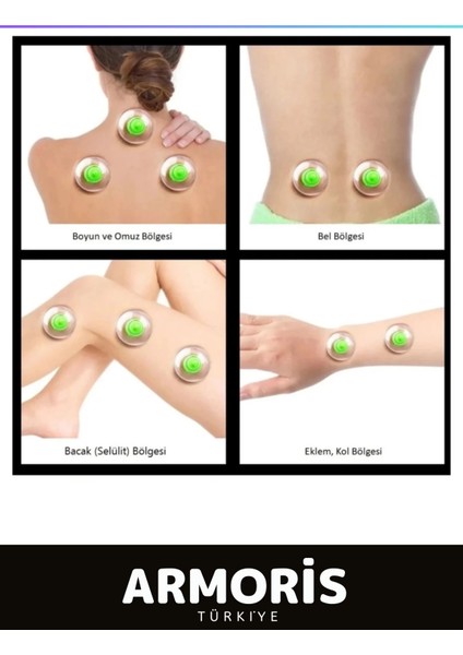 Yeni Nesil Selülit Çatlak Giderici Vakumlu 7 Numara Hacamat Kupası 10 Adet fiyatları