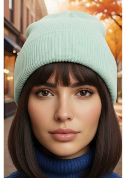 Kadın Soft Premium Yünlü Bere