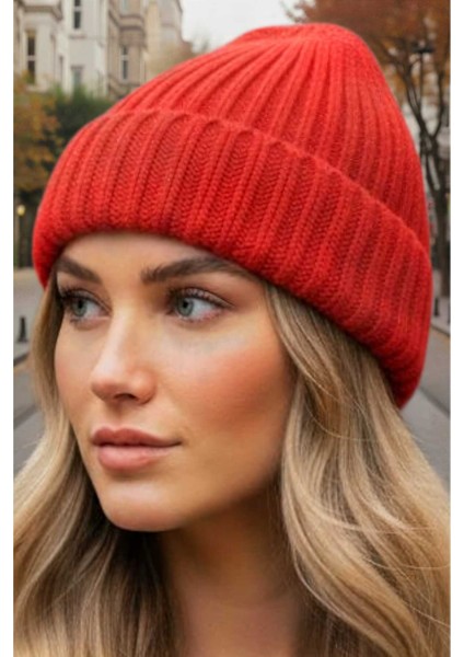 Kadın Yumuşak Dokulu Kalın Fitilli Soft Yünlü Bere indirimleri