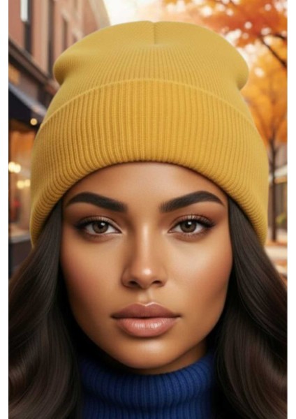 Kadın Soft Premium Yünlü Bere