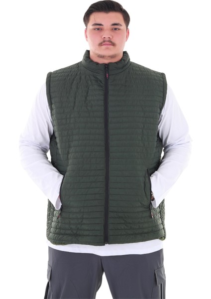 Erkek Büyük Beden 120 KILO-158 Kilo Arası Için Uygun Dik Yaka Mevsimlik Kapitone Yelek fiyatları