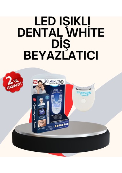Resveq Beyazlatma Kalemli LED Diş Parlatma Seti
