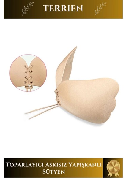 Özel Üretim Kaymaz Dikişsiz Göğüs Dikleştirici Dolgun Gösteren Toparlayıcı Askısız Yapışkanlı Sütyen fiyatları