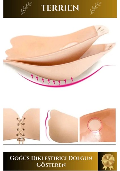 Özel Üretim Kaymaz Dikişsiz Göğüs Dikleştirici Dolgun Gösteren Toparlayıcı Askısız Yapışkanlı Sütyen modelleri