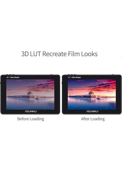 Lut7 7 Inç 3D Lut Ultra Parlak 2200NIT Dokunmatik Ekran Kamera Alan Monitörü fiyatları