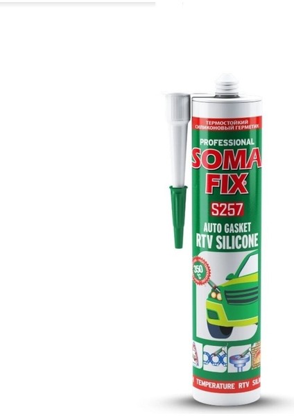 Rtv Silikon (Sıvı Conta) S257 Kırmızı Silikon 280 Ml.
