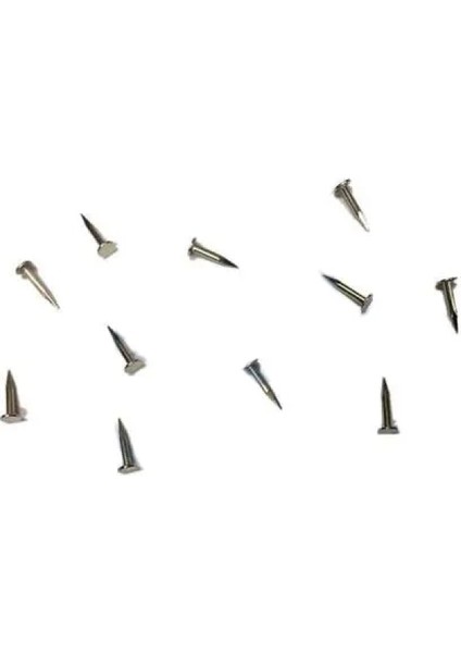 Klips, Menteşe, Ayağı Çivisi 7mm Çelik - Nikel 100GR