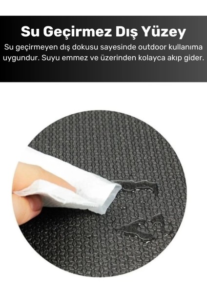 Taşıma Askılı Su Geçirmez Konforlu Kalın Rahat Çift Taraflı Kamp Zemin Çadır Uyku Matı Yer Minderi fırsatları